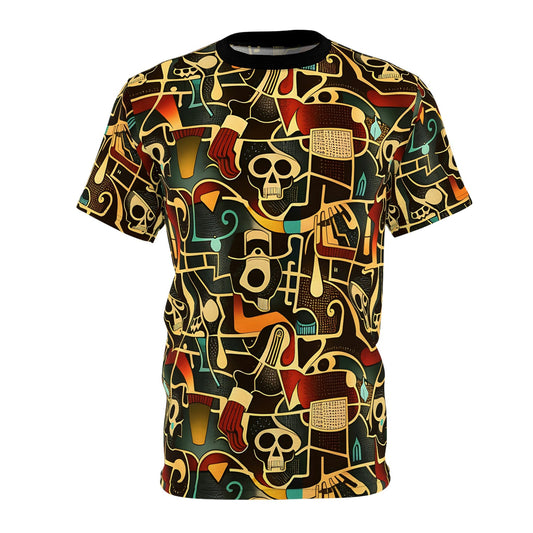 Premium Abstract Skull Shirt | Moika's Lookout - Moikas
